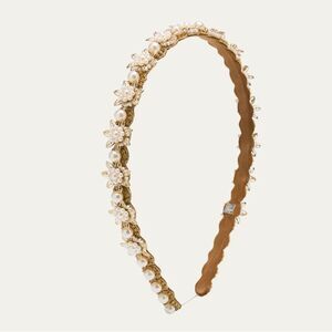 Deepa Gurnani Deane Pearl Embellished Headband